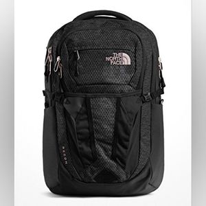 The North Face Women's Recon Backpack black heather/burnt coral metallic